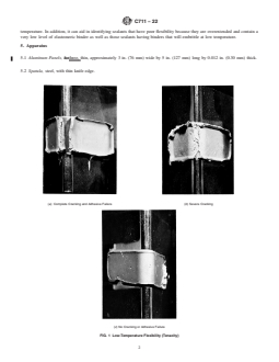 ASTM C711-22 REDLINE ASTM C711-22 - Standard Test Method for Low-Temperature Flexibility and Tenacity of One-Part, Elastomeric, Solvent-Release Type Sealants - Page 2 preview