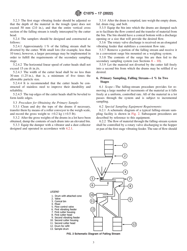 ASTM C1075-17(2022) - Standard Practices for  Sampling Uranium-Ore Concentrate