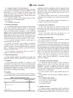 ASTM C1098-08(2022) ASTM C1098-08(2022) - Standard Specification for Nuclear-Grade Hafnium Oxide Powder - Page 2 preview