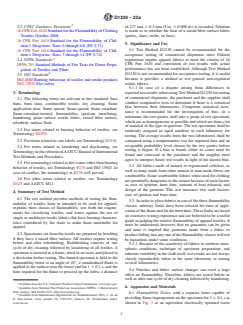 ASTM D1230-22a ASTM D1230-22a - Standard Test Method for Flammability of Apparel Textiles - Page 2 preview