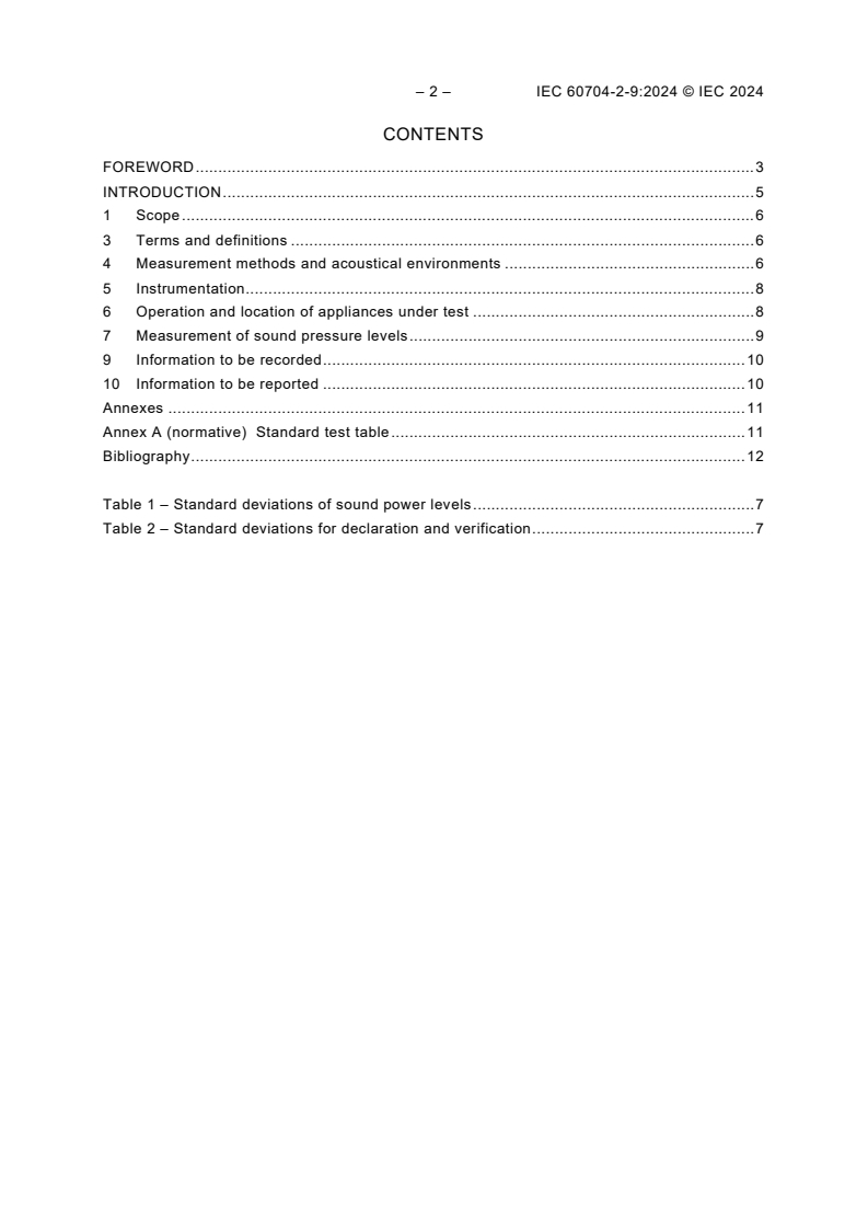 IEC 60704-2-9:2024 IEC 60704-2-9:2024 - Household and similar electrical appliances - Test code for the determination of airborne acoustical noise - Part 2-9: Particular requirements for electric hair care appliances
Released:6/10/2024
Isbn:9782832290002 - Page 4 preview