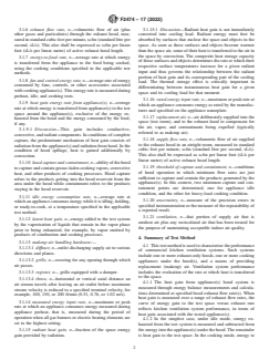 ASTM F2474-17(2022) ASTM F2474-17(2022) - Standard Test Method for Heat Gain to Space Performance of Commercial Kitchen Ventilation/Appliance Systems - Page 2 preview