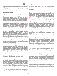 ASTM F2489-06(2022) ASTM F2489-06(2022) - Standard Guide for Instrument and Precision Bearing Lubricants—Part 2 Greases