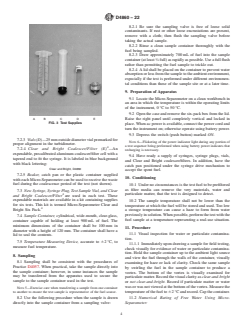ASTM D4860-22 ASTM D4860-22 - Standard Test Method for Free Water and Particulate Contamination in Middle Distillate Fuels (Clear and Bright Numerical Rating) - Page 4 preview
