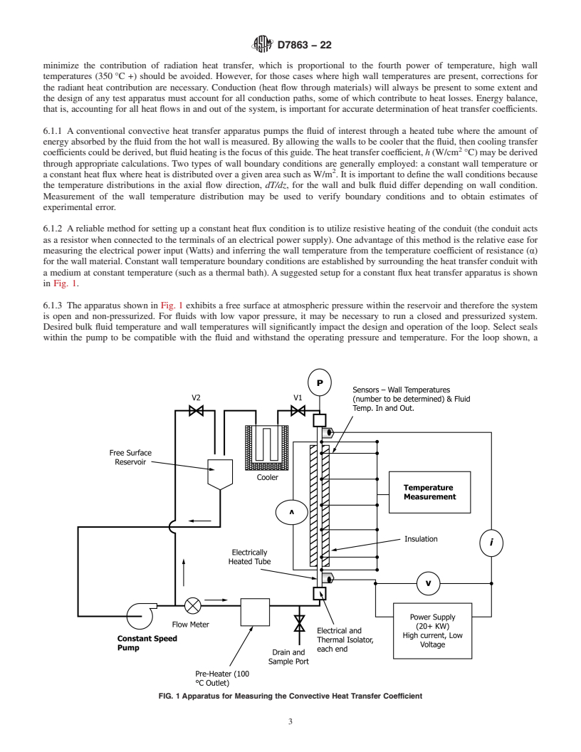 REDLINE ASTM D7863-22 - Standard Guide for Evaluation of Convective Heat Transfer Coefficient of Liquids