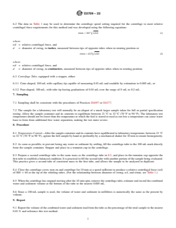 ASTM D2709-22 REDLINE ASTM D2709-22 - Standard Test Method for Water and Sediment in Middle Distillate Fuels by Centrifuge - Page 3 preview