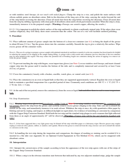 ASTM D4048-22 REDLINE ASTM D4048-22 - Standard Test Method for Detection of Copper Corrosion from Lubricating Grease - Page 4 preview