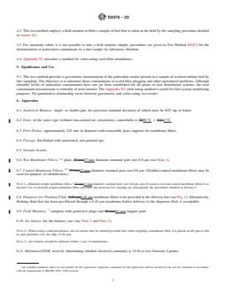REDLINE ASTM D2276-22 - Standard Test Method for  Particulate Contaminant in Aviation Fuel by Line Sampling