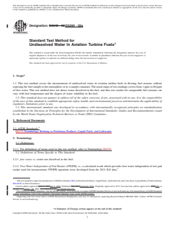 ASTM D3240-22a REDLINE ASTM D3240-22a - Standard Test Method for Undissolved Water In Aviation Turbine Fuels - Page 1 preview
