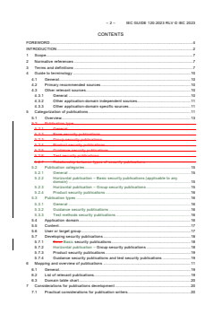 IEC GUIDE 120:2023 RLV - Security aspects - Guidelines for their inclusion in publications
Released:10/11/2023
Isbn:9782832276761 - Page 4 preview
