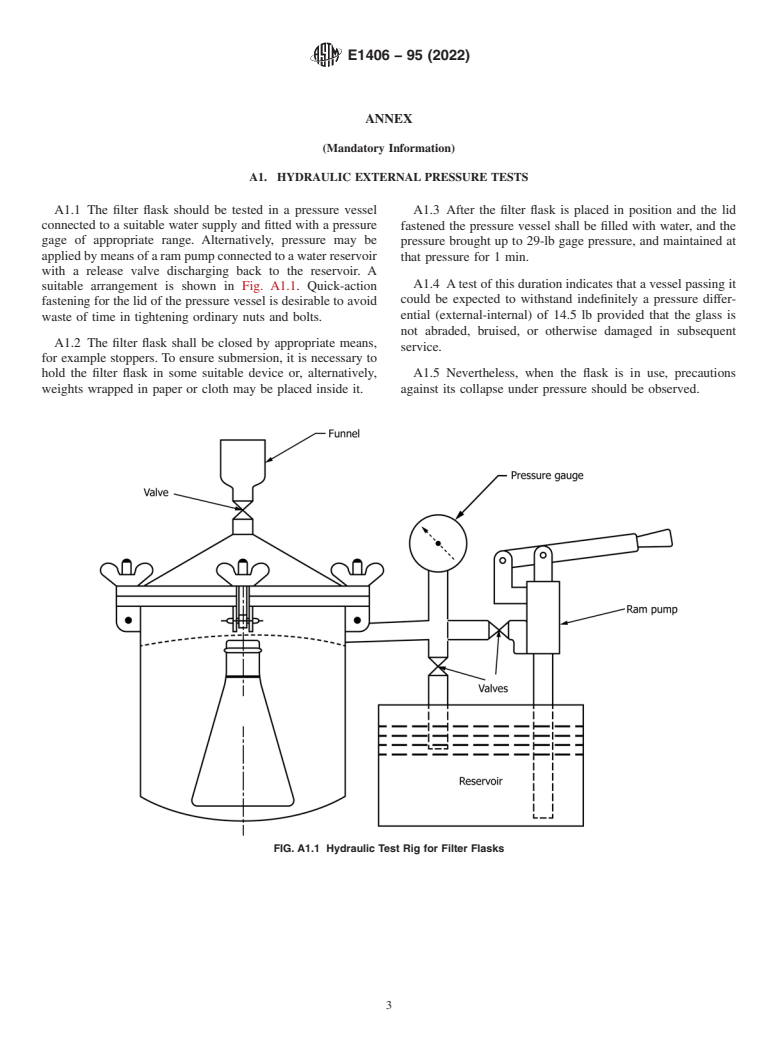 ASTM E1406-95(2022) - Standard Specification for  Laboratory Glass Filter Flasks