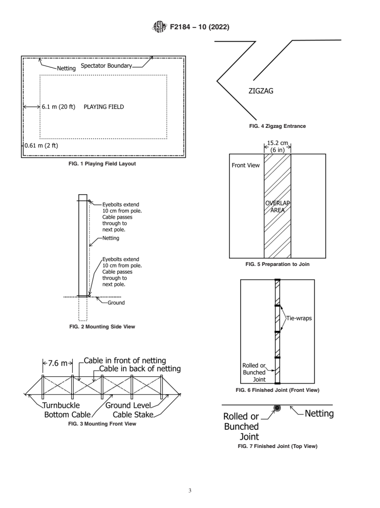 ASTM F2184-10(2022) - Standard Guide for Installation of Paintball Barrier Netting