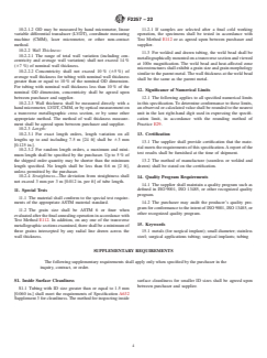 ASTM F2257-22 ASTM F2257-22 - Standard Specification for Wrought Seamless or Welded and Drawn 18Chromium-14Nickel-2.5Molybdenum Stainless Steel Small Diameter Tubing for Surgical Implants (UNS S31673) - Page 4 preview