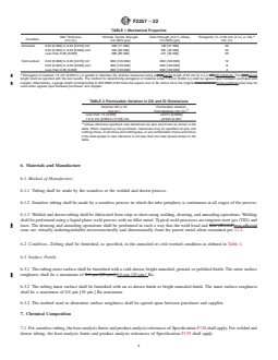 ASTM F2257-22 REDLINE ASTM F2257-22 - Standard Specification for Wrought Seamless or Welded and Drawn 18Chromium-14Nickel-2.5Molybdenum Stainless Steel Small Diameter Tubing for Surgical Implants (UNS S31673) - Page 4 preview