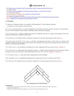 ASTM C1921/C1921M-22 REDLINE ASTM C1921/C1921M-22 - Standard Test Method for Comparative Impact Testing of Gypsum Panel Outside 90° Corner Systems - Page 2 preview