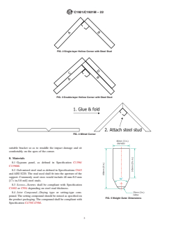 ASTM C1921/C1921M-22 ASTM C1921/C1921M-22 - Standard Test Method for Comparative Impact Testing of Gypsum Panel Outside 90° Corner Systems - Page 3 preview