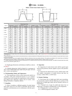 ASTM F1056-18(2022) ASTM F1056-18(2022) - Standard Specification for Socket Fusion Tools for Use in Socket Fusion Joining Polyethylene Pipe or Tubing and Fittings - Page 2 preview