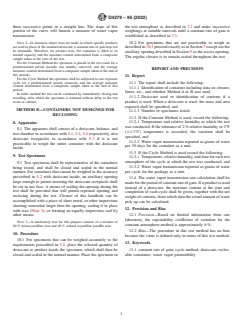 ASTM D4279-95(2022) - Standard Test Methods for  Water Vapor Transmission of Shipping Containers—Constant  and Cycle Methods