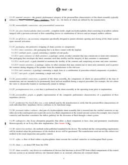 ASTM F647-22 REDLINE ASTM F647-22 - Standard Practice for Evaluating and Specifying Implantable Shunt Assemblies for Neurosurgical Application - Page 4 preview