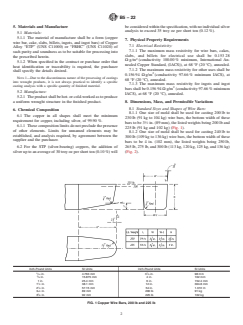 ASTM B5-22 ASTM B5-22 - Standard Specification for High Conductivity Tough-Pitch Copper Refinery Shapes - Page 2 preview