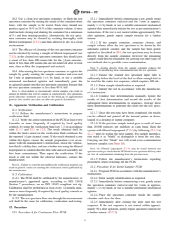 ASTM D8166-22 ASTM D8166-22 - Standard Test Method for Sizing and Counting Particulates in Middle Distillate Fuels and Biodiesel Blend (B6 to B20) Using Continuous Flow and Bottle Sampler Particle Contamination Monitors - Page 4 preview