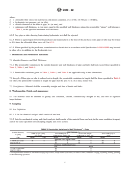 ASTM B690-22 REDLINE ASTM B690-22 - Standard Specification for Iron-Nickel-Chromium-Molybdenum Alloy Seamless Pipe and Tube - Page 4 preview