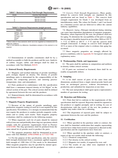 ASTM A811-15(2022) ASTM A811-15(2022) - Standard Specification for Soft Magnetic Iron Parts Fabricated by Powder Metallurgy Techniques - Page 2 preview