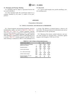 ASTM A811-15(2022) ASTM A811-15(2022) - Standard Specification for Soft Magnetic Iron Parts Fabricated by Powder Metallurgy Techniques - Page 3 preview