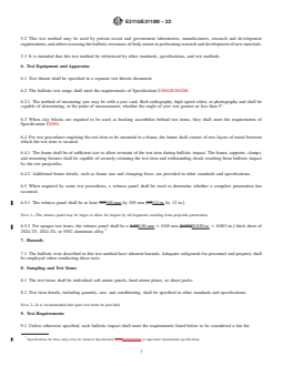 REDLINE ASTM E3110/E3110M-22 - Standard Test Method for Collection of Ballistic Limit Data for Ballistic-resistant  Torso Body Armor and Shoot Packs