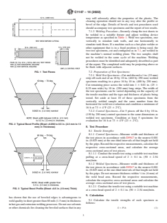 ASTM C1147-14(2022) ASTM C1147-14(2022) - Standard Practice for Determining the Short Term Tensile Weld Strength of Chemical-Resistant Thermoplastics - Page 3 preview