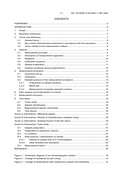 IEC TS 62607-6-30:2024 - Nanomanufacturing - Key control characteristics - Part 6-30: Graphene-based material - Anion concentration: Ion chromatography method
Released:13. 08. 2024
Isbn:9782832294963 - Page 4 preview