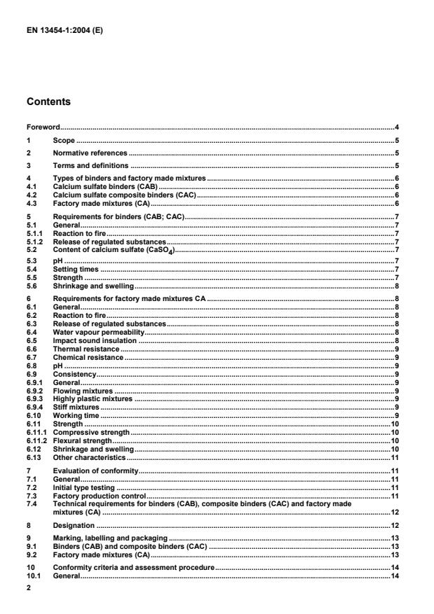 SIST EN 13454-1:2004 SIST EN 13454-1:2004 - Page 4 preview
