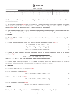 ASTM D7215-22 REDLINE ASTM D7215-22 - Standard Test Method for Calculated Flash Point from Simulated Distillation Analysis of Distillate Fuels - Page 3 preview