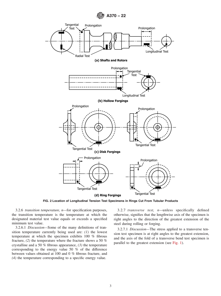 ASTM A370-22 - Standard Test Methods and Definitions for Mechanical Testing of Steel Products