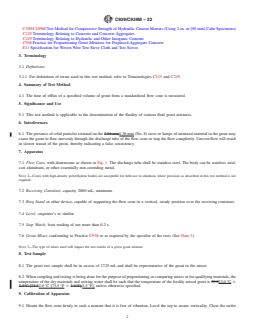 ASTM C939/C939M-22 REDLINE ASTM C939/C939M-22 - Standard Test Method for Flow of Grout for Preplaced-Aggregate Concrete (Flow Cone Method) - Page 2 preview