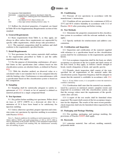 ASTM D5204-22 ASTM D5204-22 - Standard Classification System and Basis for Specification for Polyamide-Imide (PAI) Molding and Extrusion Materials - Page 3 preview