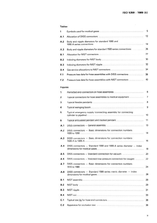 ISO 5359:1989 - Low-pressure flexible connecting assemblies (hose assemblies) for use with medical gas systems