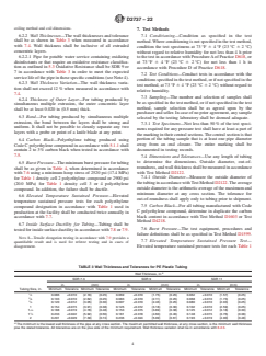 ASTM D2737-22 ASTM D2737-22 - Standard Specification for Polyethylene (PE) Plastic Tubing - Page 4 preview