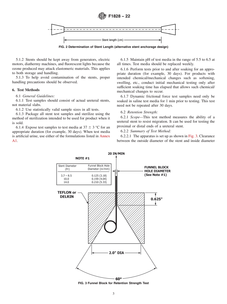 ASTM F1828-22 - Standard Specification for  Ureteral Stents