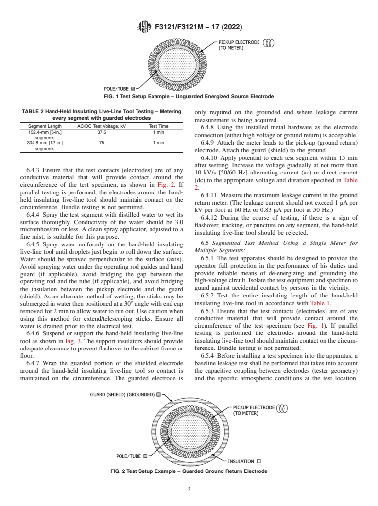 ASTM F3121/F3121M-17(2022) - Standard Guide for In-Service Inspection, Maintenance, and Electrical Testing  of Hand-Held Live-Line Insulating Tools (Fiberglass-Reinforced Plastic  (FRP))