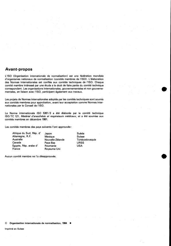 ISO 5361-3:1984 ISO 5361-3:1984 - Tubes trachéaux - Page 2 preview