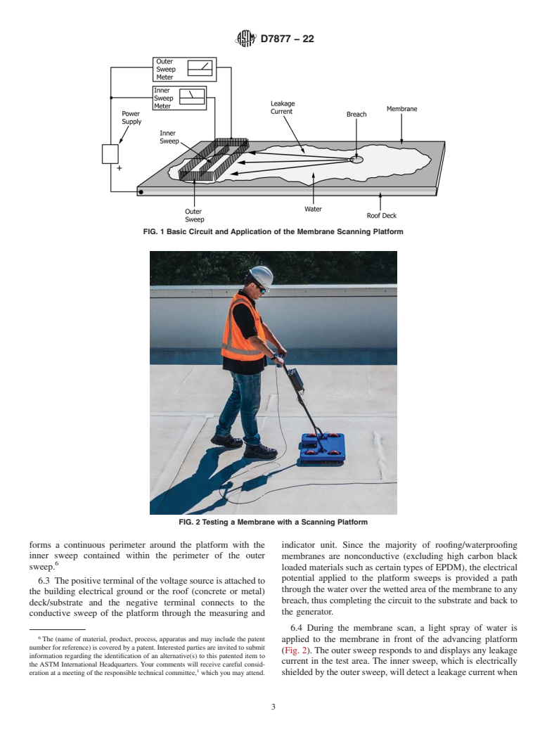 ASTM D7877-22 - Standard Guide for Electronic Methods for Detecting and Locating Leaks in Waterproof  Membranes