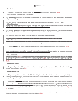 ASTM D7178-22 REDLINE ASTM D7178-22 - Standard Practice for Determining the Number of Constrictions “<emph type="ital" >m</emph>” of Non-Woven Geotextiles - Page 2 preview