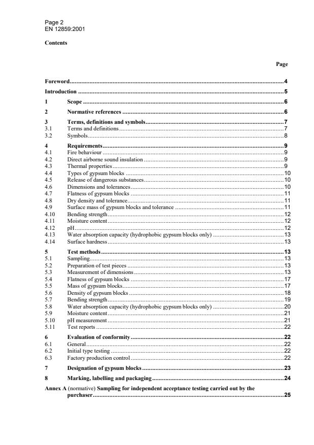 EN 12859:2001 EN 12859:2002 - Page 4 preview