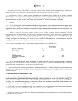 ASTM E2635-22 REDLINE ASTM E2635-22 - Standard Practice for Water Conservation in Buildings Through In-Situ Water Reclamation - Page 4 preview
