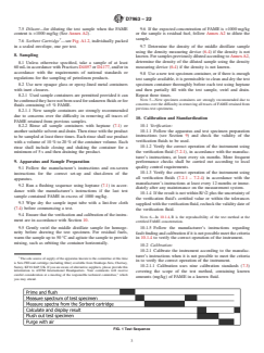 ASTM D7963-22 - Standard Test Method for Determination of Contamination Level of Fatty Acid Methyl Esters  in Middle Distillate and Residual Fuels Using Flow Analysis by Fourier  Transform Infrared Spectroscopy—Rapid Screening Method
