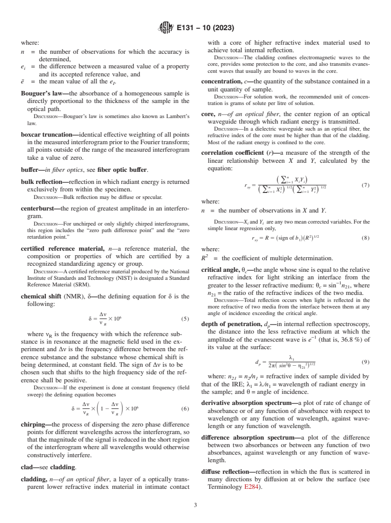 ASTM E131-10(2023) - Standard Terminology Relating to Molecular Spectroscopy