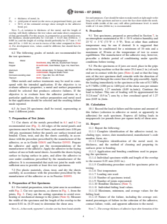 ASTM D3165-07(2023) ASTM D3165-07(2023) - Standard Test Method for Strength Properties of Adhesives in Shear by Tension Loading of Single-Lap-Joint Laminated Assemblies - Page 4 preview