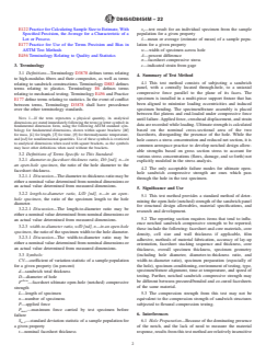 ASTM D8454/D8454M-22 ASTM D8454/D8454M-22 - Standard Test Method for Open-Hole Compressive Strength of Sandwich Constructions - Page 2 preview