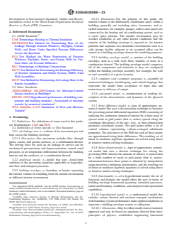 ASTM E3054/E3054M-23 - Standard Guide for Characterization and Use of Hygrothermal Models for Moisture  Control Design in Building Envelopes - Page 2 preview